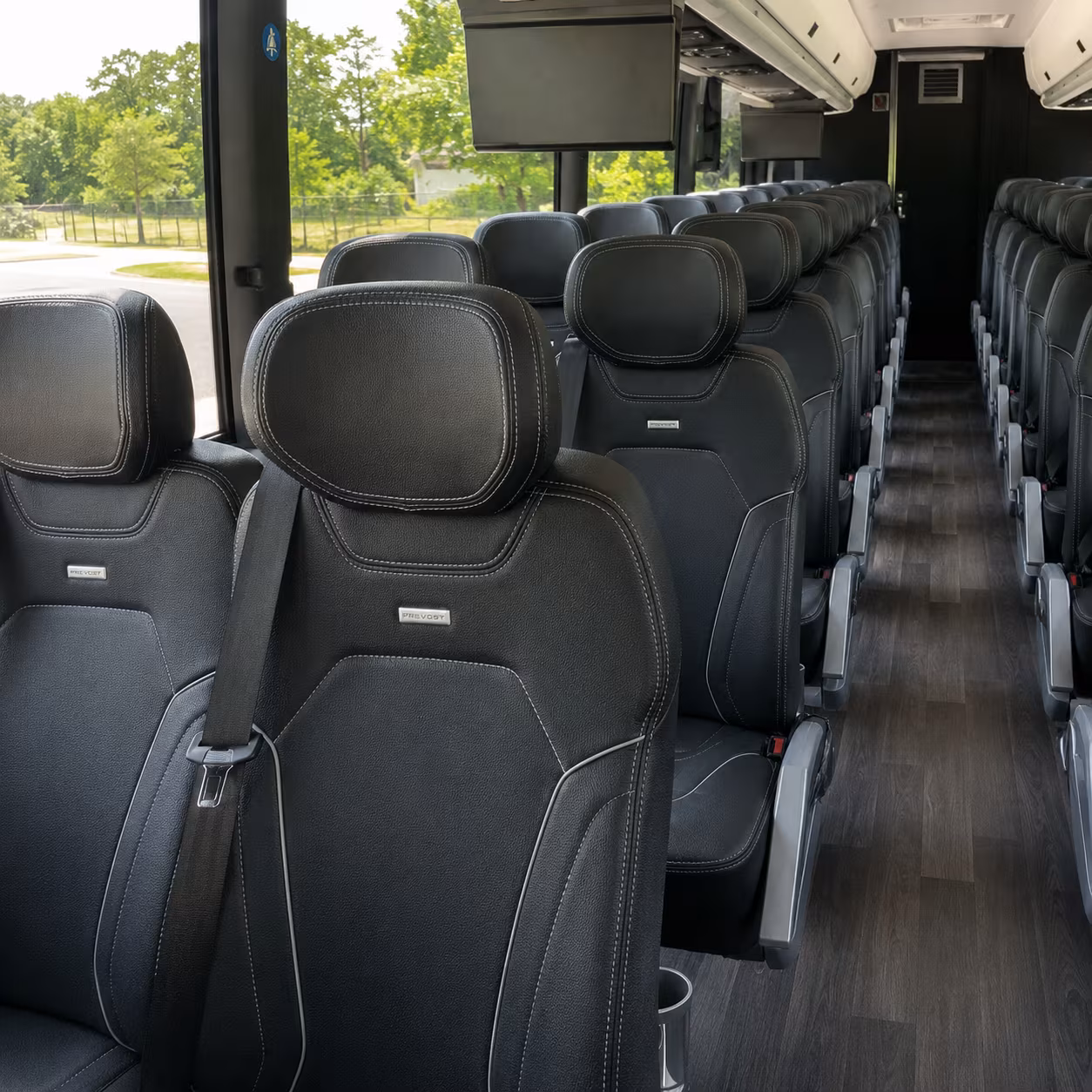 charter bus transportation for lynchburg defense contractor government conference travel