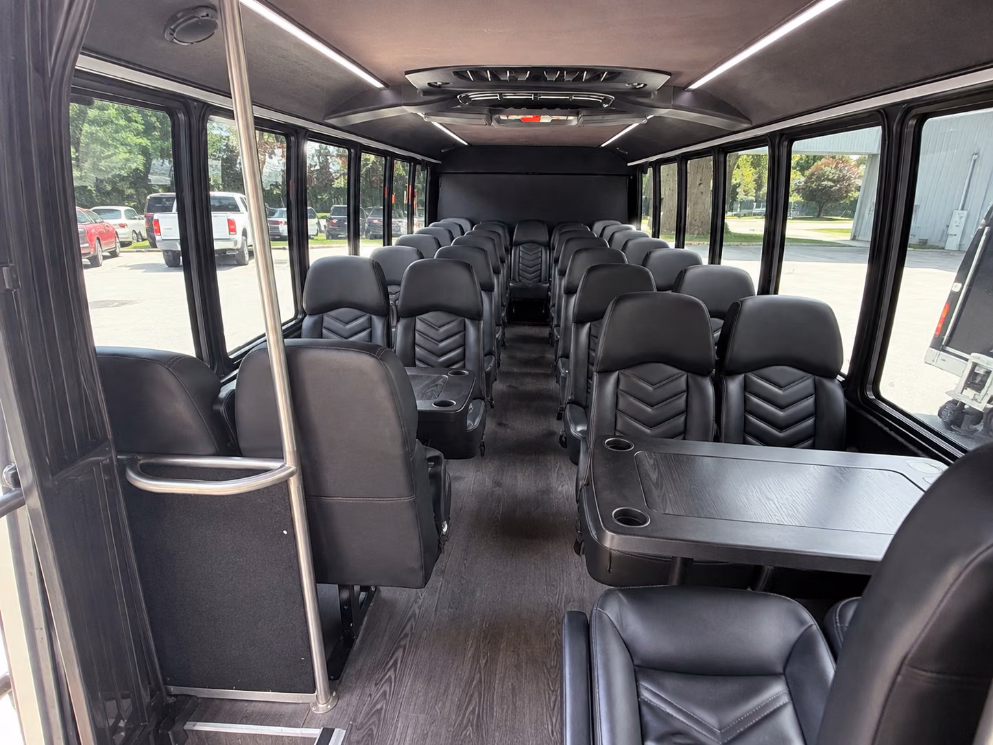 charter buses and party buses for liberty flames games at williams stadium