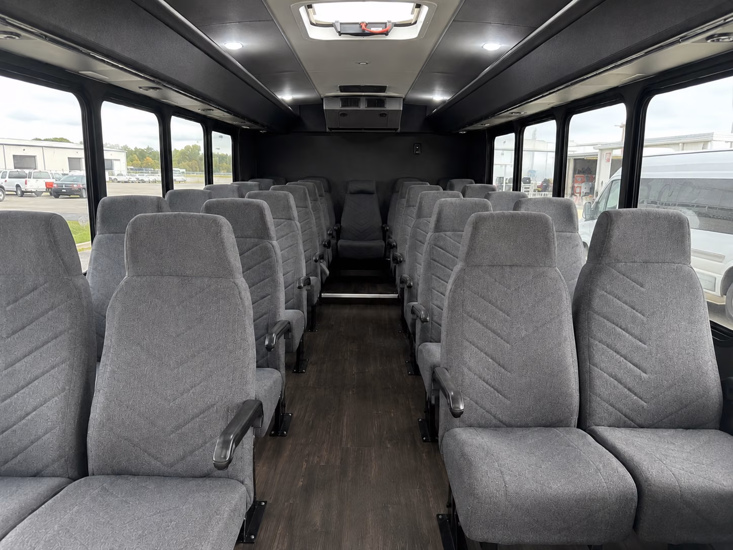 lynchburg 18 passenger minibus inside