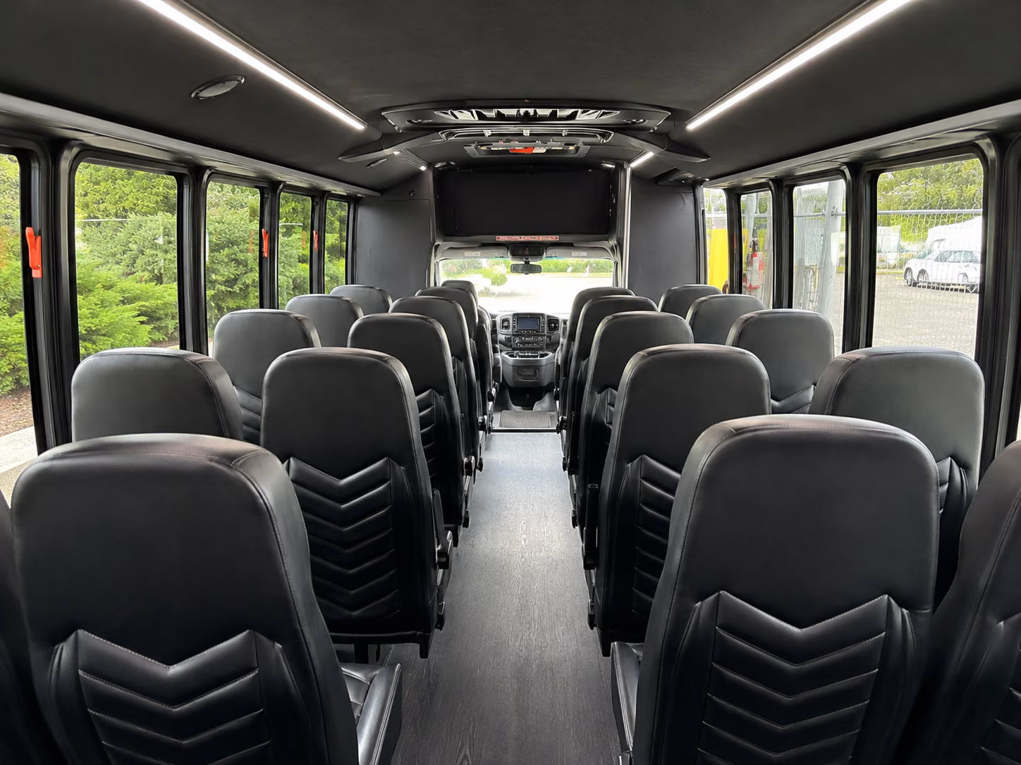 lynchburg 18 passenger minibus interior