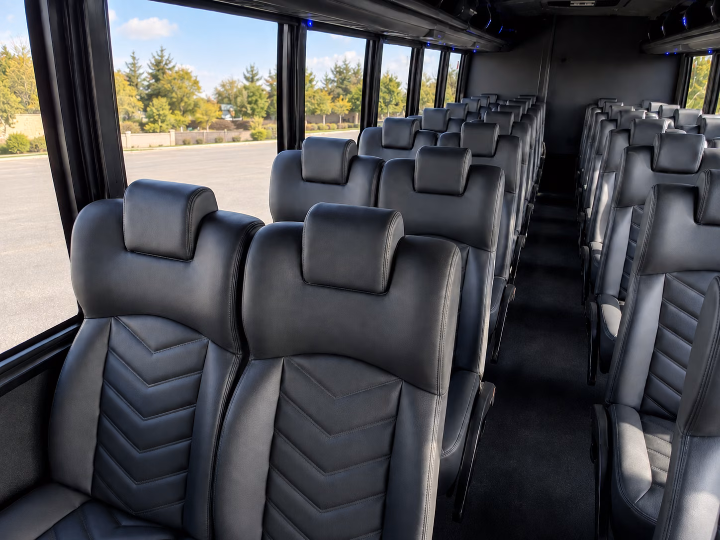 lynchburg 20 passenger minibus inside