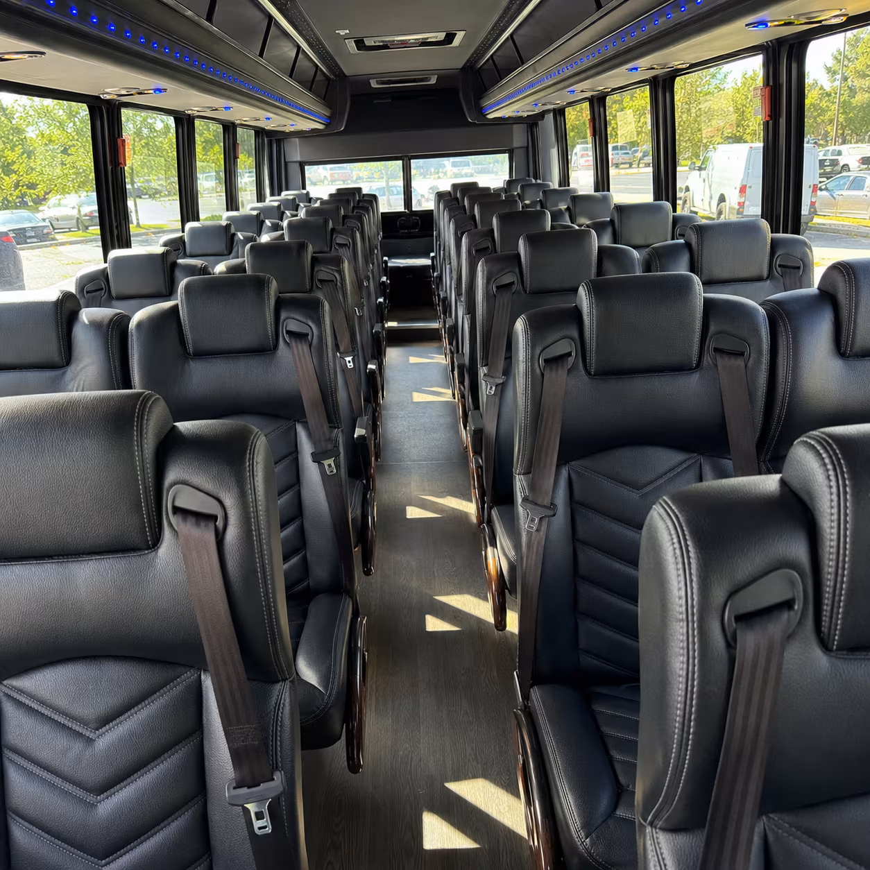 lynchburg 30 passenger minibus interior