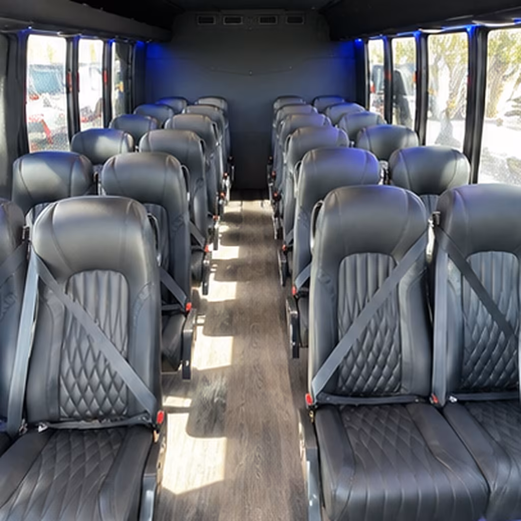 lynchburg 35 passenger minibus inside