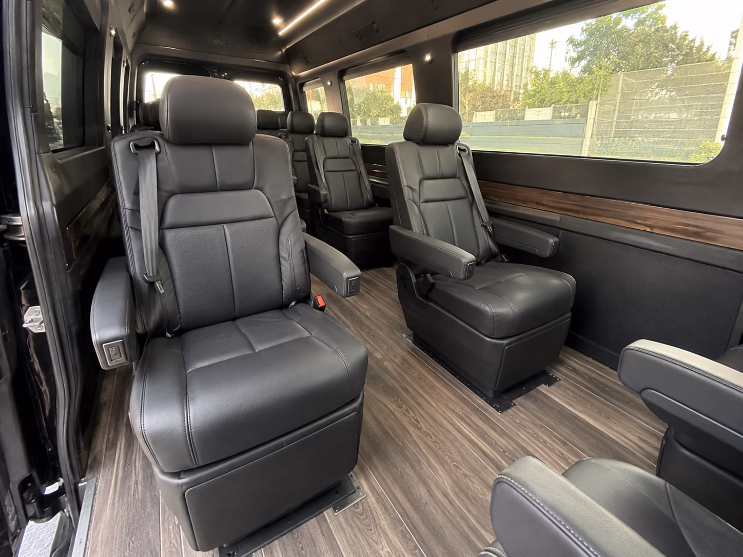 lynchburg sprinter van with driver interior