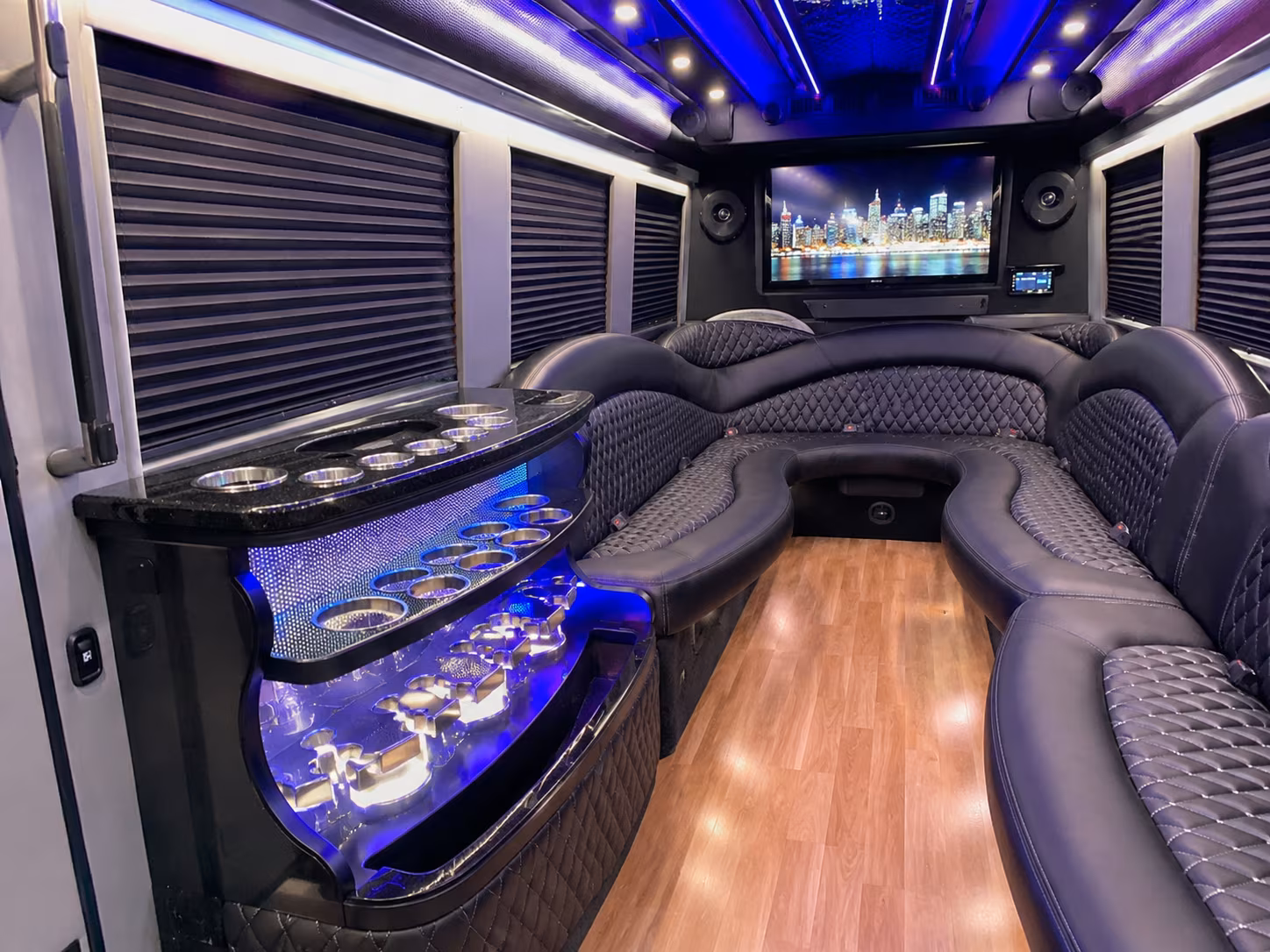 wedding party bus rental