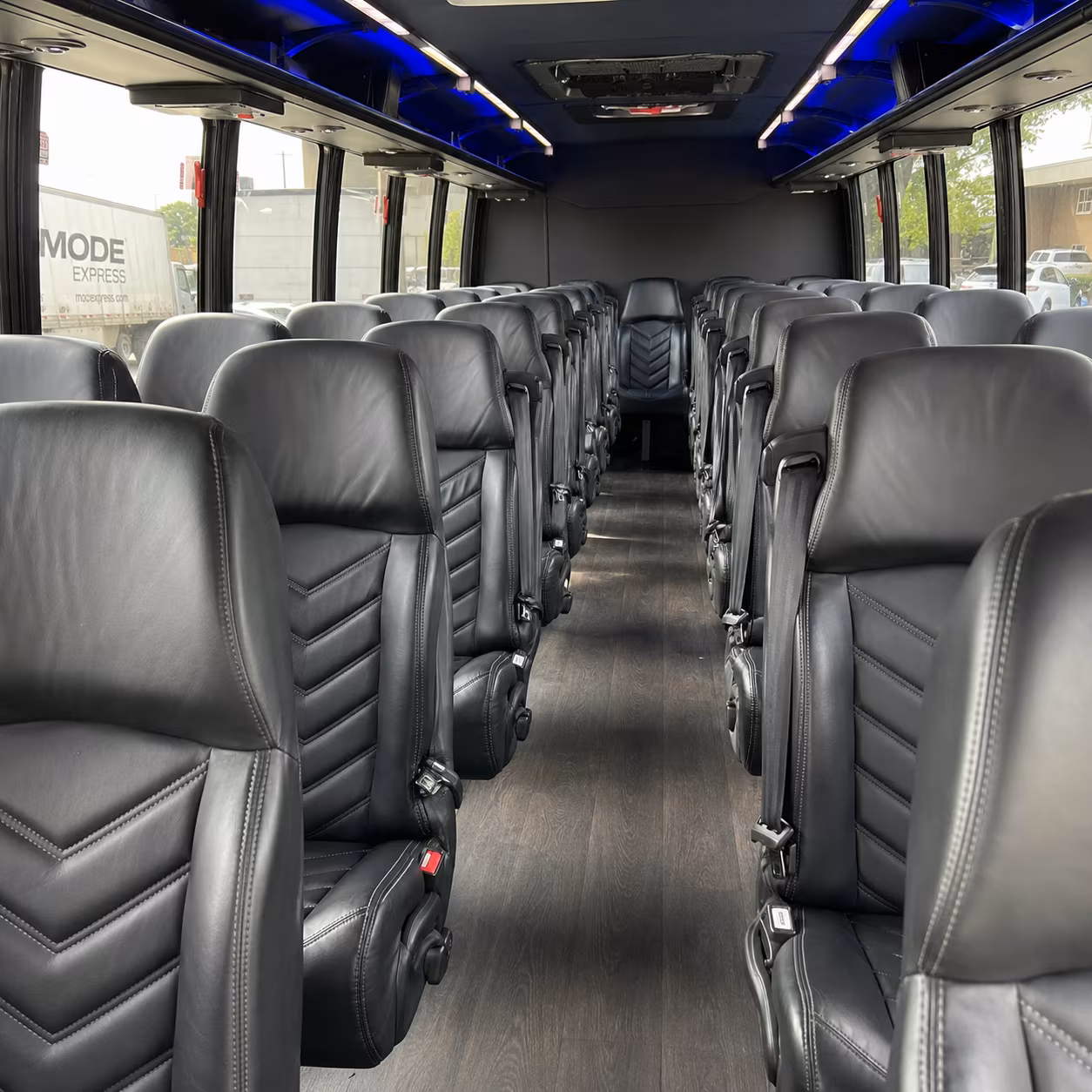 what kind of bus do i need and how does that change the price in lynchburg
